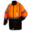 High-Vis Orange Pyramex Class 3 Weatherproof Hi-Vis Parka - RP31