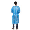 Disposable Isolation Gown, Non-Medical - Blue - Pack of 10 (L)