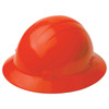 High-Vis Orange Americana Full Brim Hard Hat with 4-Point Mega Ratchet Suspension