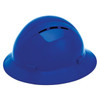 Blue Americana Vented Full Brim Hard Hat Ratchet Suspension