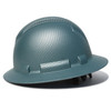 Custom Pyramex Ridgeline Full Brim Hard Hat 4-Point Ratchet Suspension - Silver Graphite