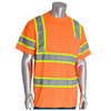 High Vis Orange PIP Hi-Vis Two-Tone ANSI Class 3 T-Shirt - 313-CNTSP