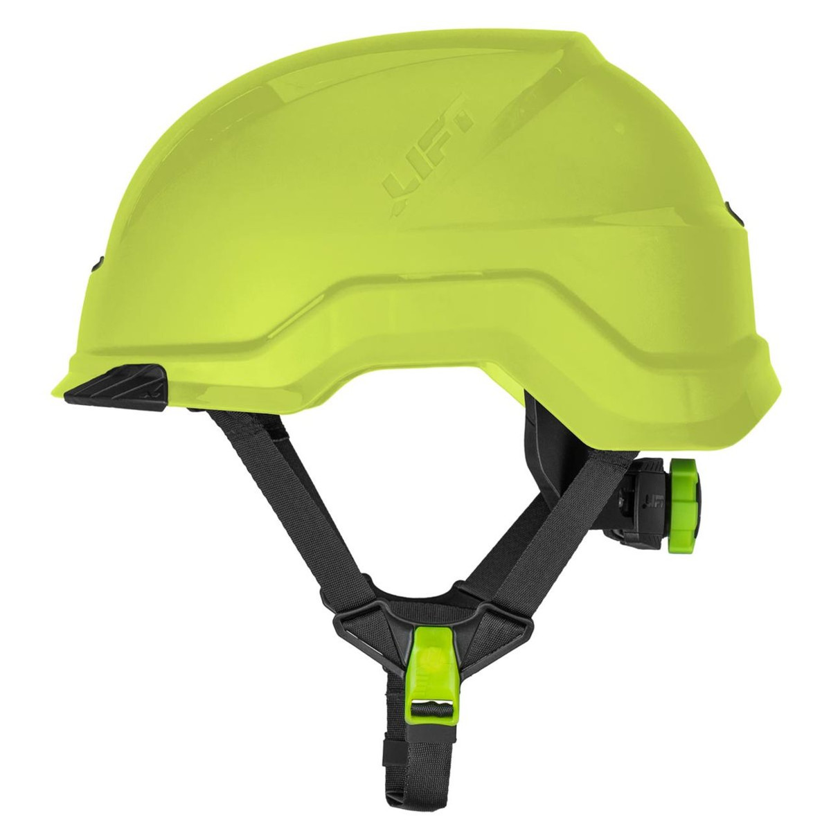 LIFT RADIX Hi-Viz Type Non-Vented Safety Helmet Hi-Viz Yellow  HRX-22HVE2