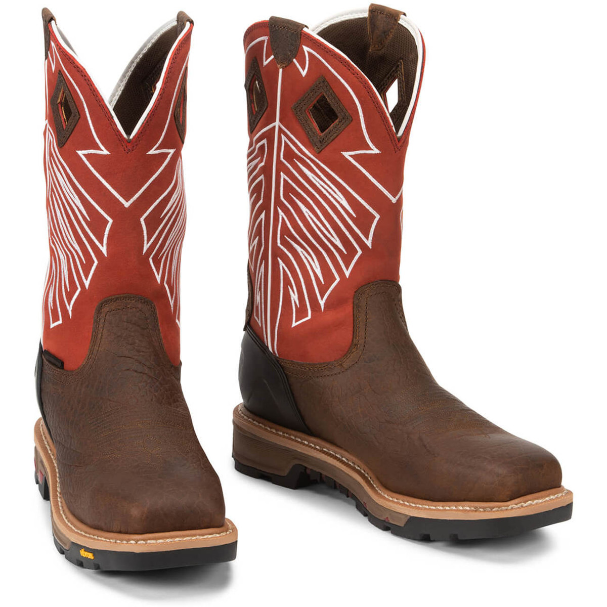 Justin clearance deerskin boots