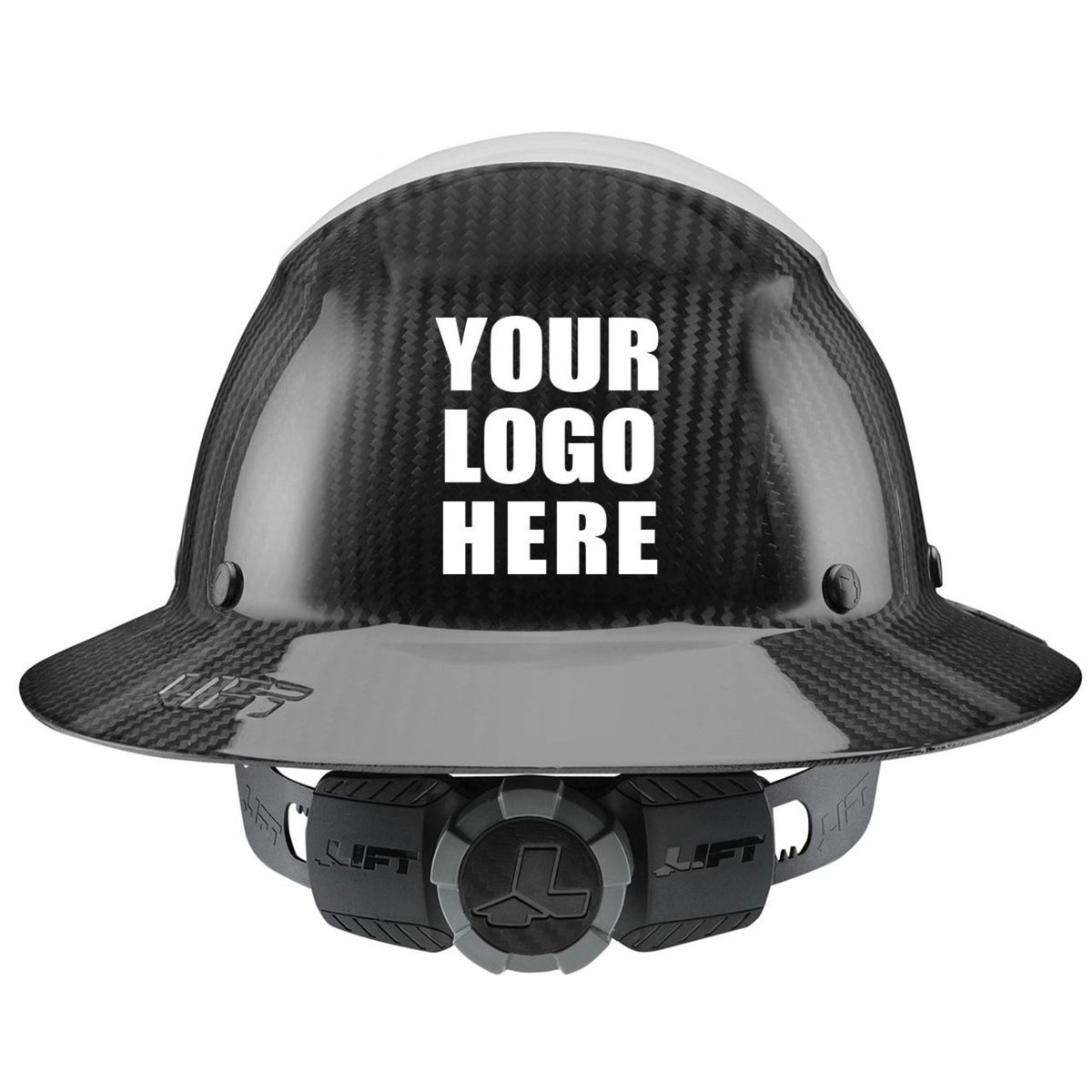 Custom LIFT DAX Full Brim Carbon Hard Hat