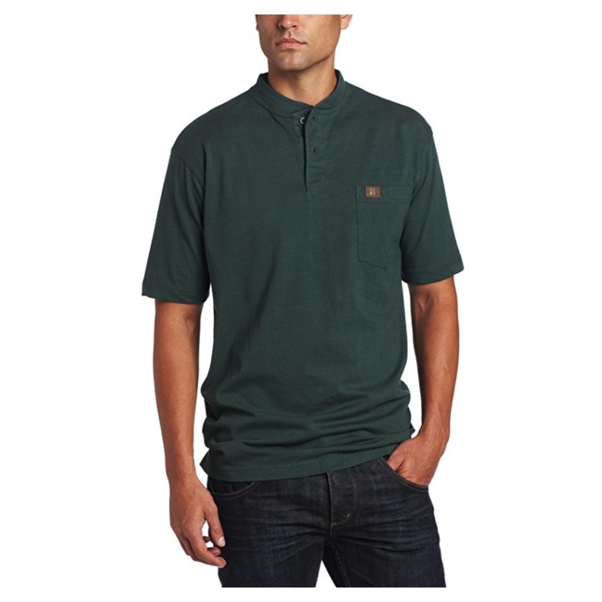 Riggs Workwear by Wrangler Short Sleeve Henley Shirt - 3W760