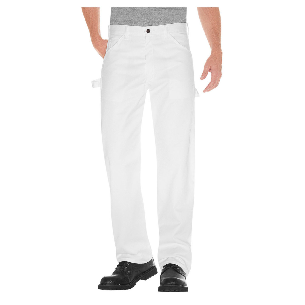 BLAKLADER WORKWEAR Trousers | 1095 White Painters Ripstop Trousers with  Stretch + Reflective Tape