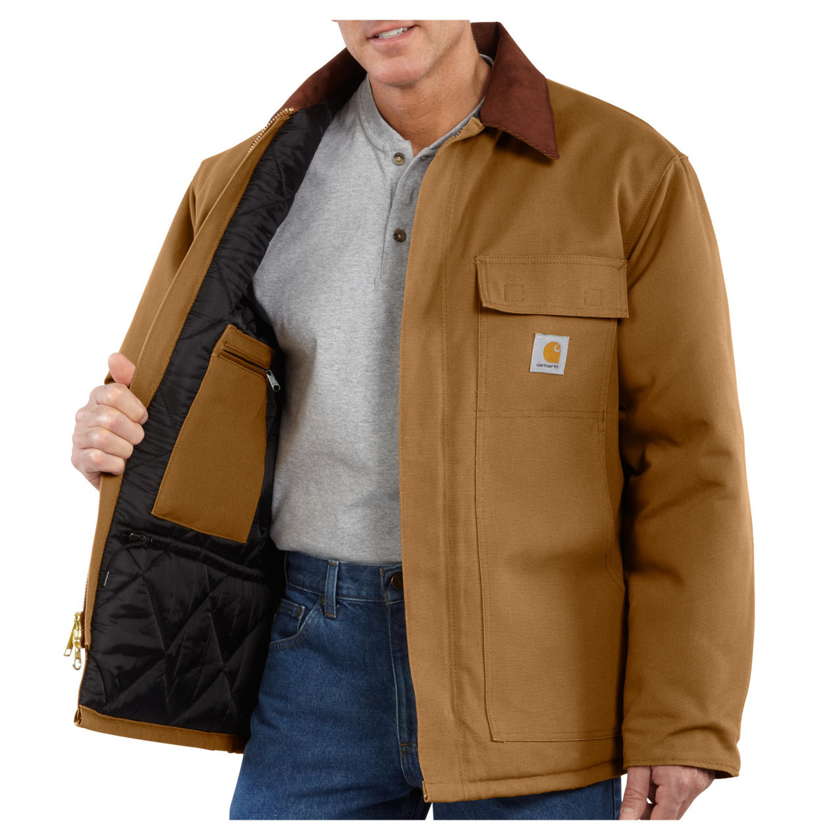 Carhartt Men's Arctic Quilt Lined Duck Traditional Coat - C003