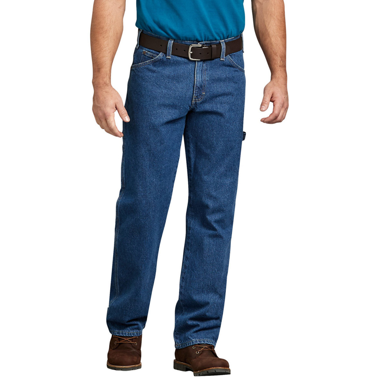 Dickies Men's Relaxed Fit Straight-Leg Duck Carpenter Jean at  Men’s  Clothing store