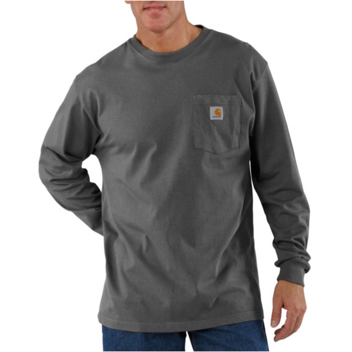 Carhartt K126 Long Sleeve Workwear T-Shirt - Black