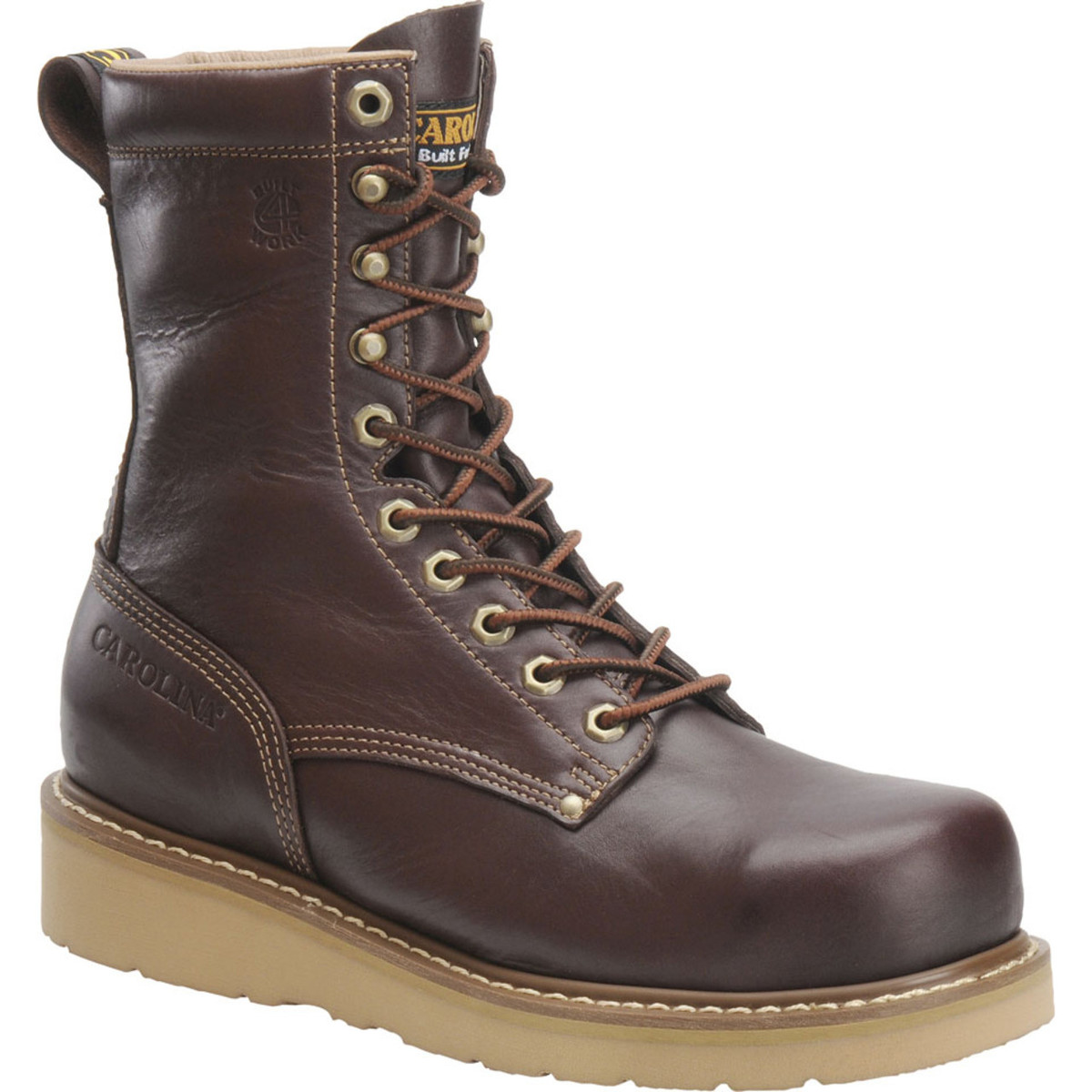 Carolina 8 inch store steel toe logger boots