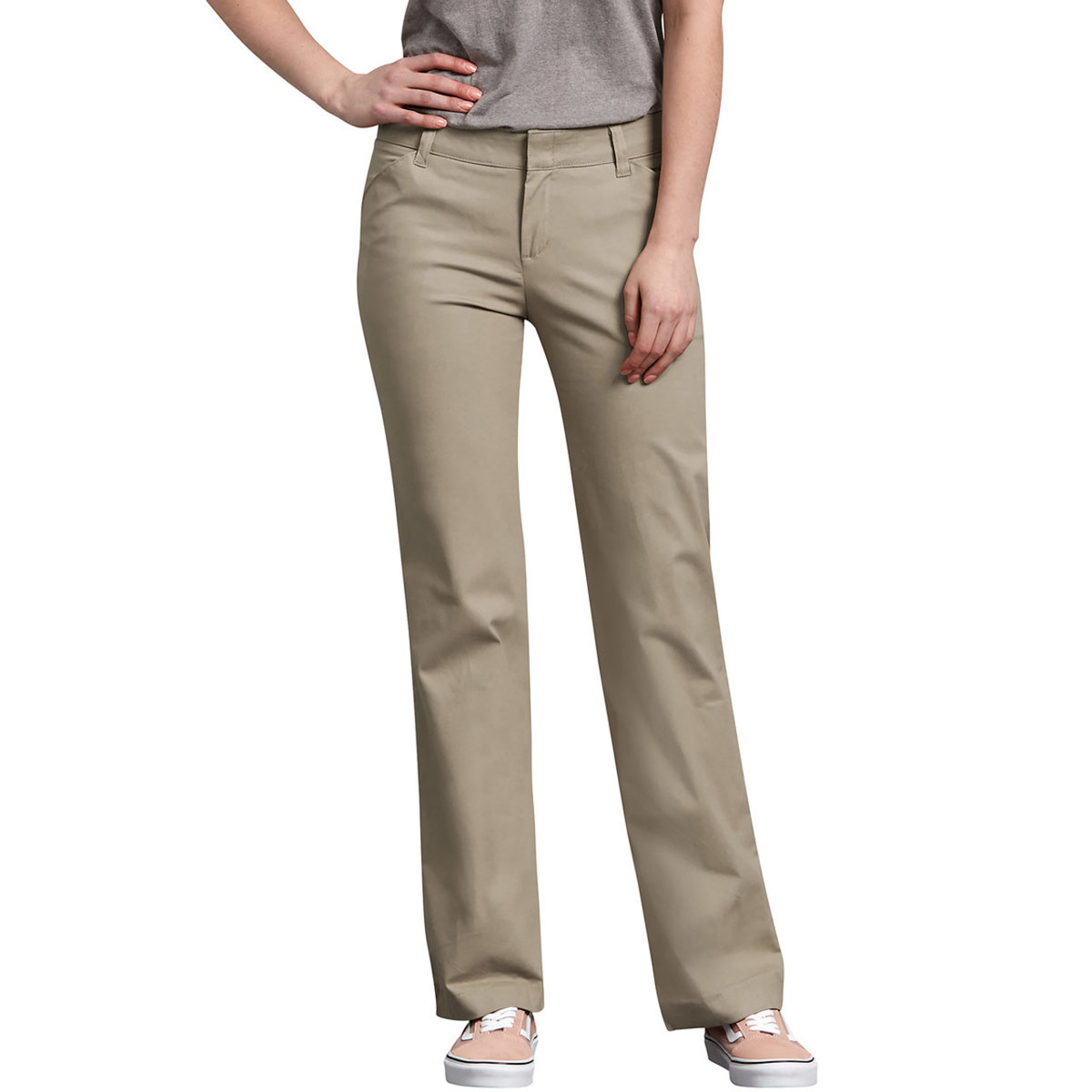 Dickies Womens Plus-Size Relaxed Straight Stretch Twill Pant : :  Clothing, Shoes & Accessories
