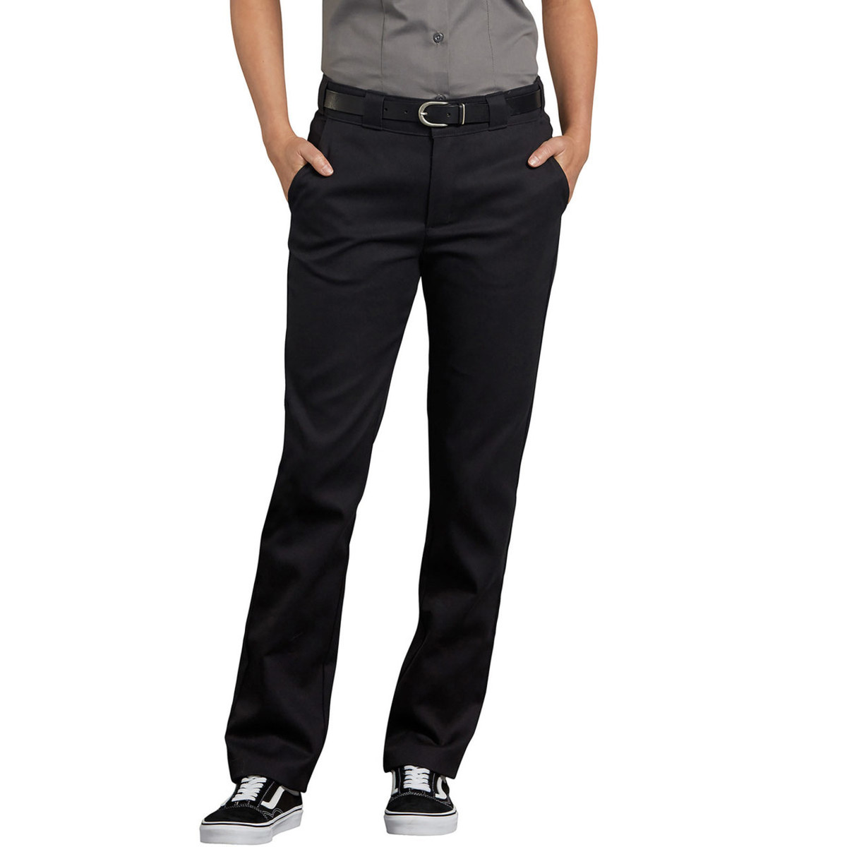 Slim Fit Straight Leg Work Pants