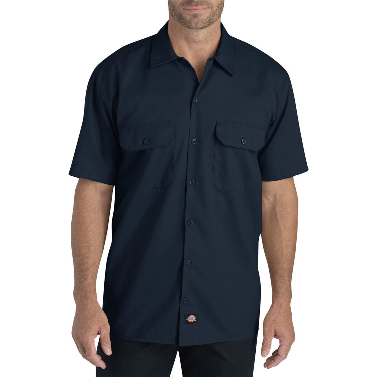 Dickies Men's FLEX - Relaxed Fit Short Sleeve Work Shirt