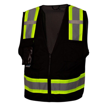 Pyramex Safety RVZ2411CP Enhanced Visibility Series Type O Class 1 Reflective Safety Vest