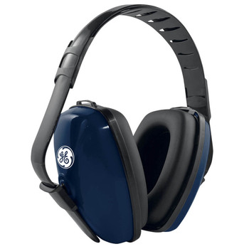 General Electric 23 dB Protective Earmuffs - Black/Blue - GM450