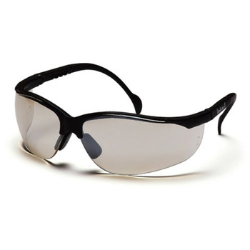Pyramex Venture II Black Frame Safety Glasses w/ Indoor / Outdoor Lens
