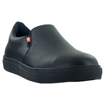 Mellow Walk Men's Owen Slip Resistant Steel Toe EH Slip - On shoe - 582339BLK