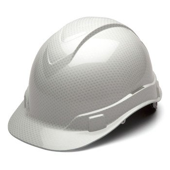 Custom Pyramex Ridgeline HD Glossy Cap Style Hard Hat 4-Point Ratchet Suspension