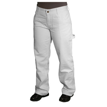 White Safety Girl Women's Painters Pants
