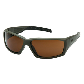 Venture Gear Overwatch Safety Glasses - Bronze Anti-Fog Lens - OD Green Frame