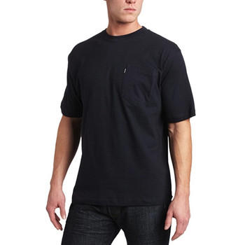 Navy KEY Industries Heavyweight Pocket T-Shirt - 820