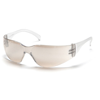 Pyramex Intruder Safety Glasses - Indoor/Outdoor Mirror Lens - Indoor/Outdoor Frame