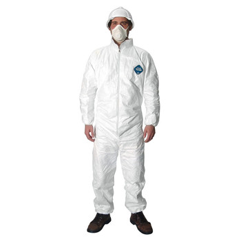 Tyvek Coveralls with Elastic Cuffs - TY125SWH - Sizes M, L, 2XL