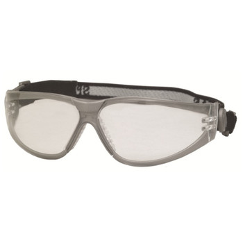 ERB Sport Boas Safety Glasses with Gray Frame and Clear Lens