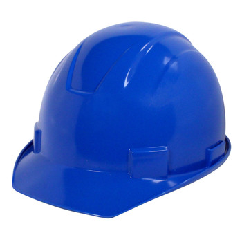 Blue Rugged Blue Defender 4-Point Ratchet Hard Hat