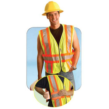 OccuNomix Class 2 Premium Mesh Two-Tone Safety Vest - LUX-SC2TZ