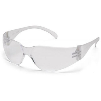 Pyramex Intruder Safety Glasses - Clear Anti-Fog Lens - Clear Frame