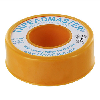 Rugged Blue M 44 Threadmaster Threadseal Tape 1/2in x 260in Yellow