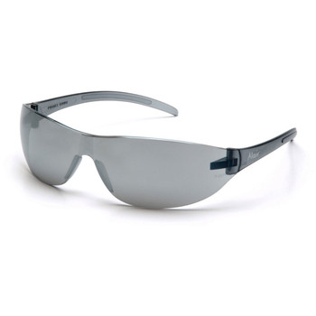 Pyramex Alair Safety Glasses - Silver Mirror Lens - Silver Mirror Frame