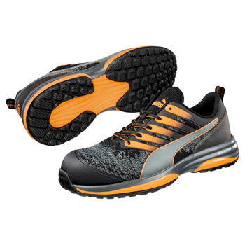 Puma Safety Men's Motion Cloud Charge Orange Low EH Composite Toe Shoes - 644555