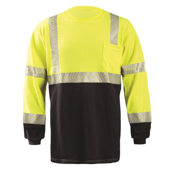 OccuNomix Type R Class 3 High-Vis Flame Resistant OCX Tape Long Sleeve T-Shirt