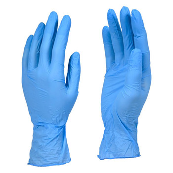 Nitrile Disposable Chemo Tested Exam Grade Gloves Blue - 3.5 mil - Box 100 (Medium)