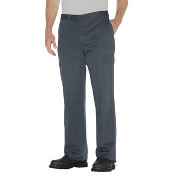 Charcoal Dickies Men's Loose Fit Cargo Pants - 23214