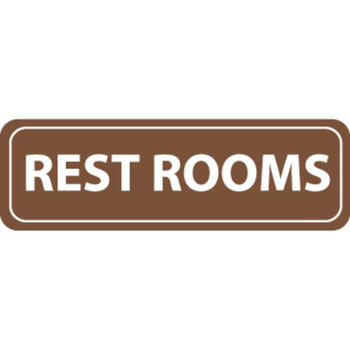 Rest Rooms, 3.5x11 - .125 Acrylic Sign