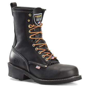 Carolina 9" USA Logger Steel Toe Boots - 922 (Size 7W)