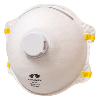 Pyramex Safety N95 Cone Respirator with Valve - RM10V - Box of 10