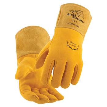 Black Stallion MightyMIG  Premium Deerskin Welding Gloves - Single Pair
