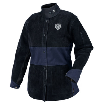 AngelFire Women's Hybrid Welding Jacket, Navy & Black - JH1515-NB