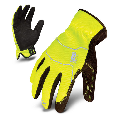 High Vis Yellow Ironclad EXO High-Vis Utility Gloves Yellow or Orange - Single Pair