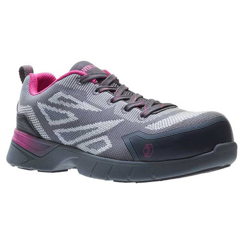 Wolverine Women's Jetstream 2 Grey/Pink CarbonMAX Safety Toe Shoes - W10802