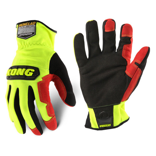 KONG General Utility High-Vis Mechanics Gloves - Single Pair
