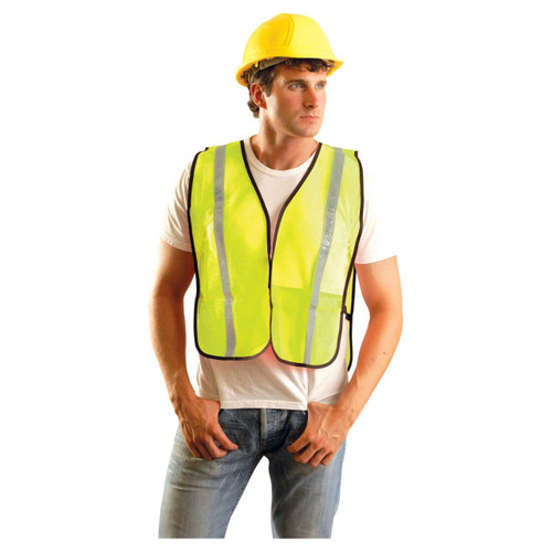 Yellow OccuNomix Non-ANSI Mesh Safety Vest - LUX-XGTM