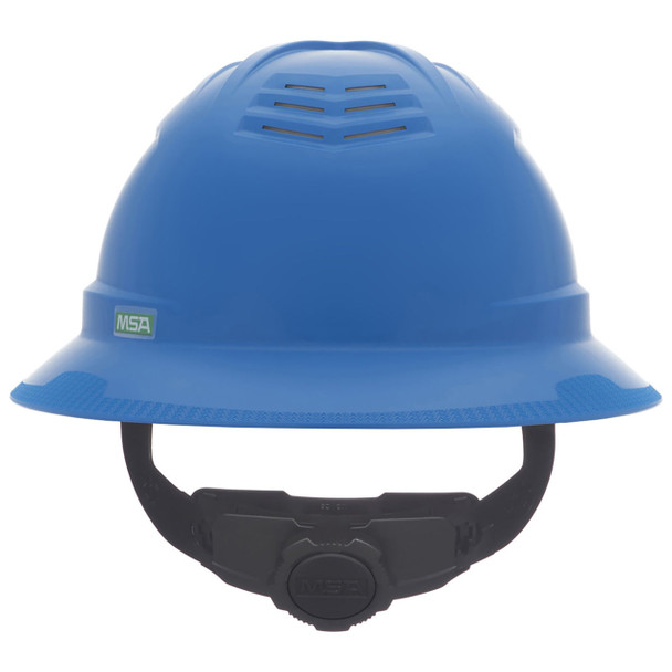 MSA V-Gard C1 Full Brim Vented Hard Hat with Fas-Trac III Suspension