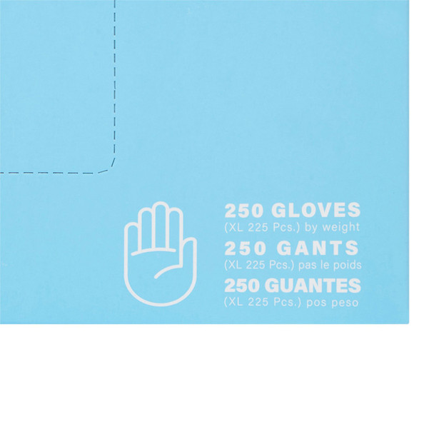 McKesson Touch of Life Nitrile Exam Gloves - Blue - Case of 2500 (L)