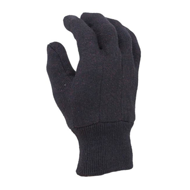 TASK 7 oz. Brown Jersey Knit Gloves - TSK4002 - Single Pair